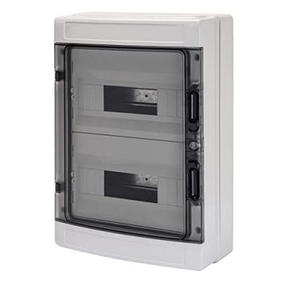 Gewiss - Coffret &eacute;tanche IP65 400V 24 modules GW40104 - Blanc