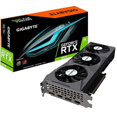 GIGABYTE Carte graphique RTX 3070 EAGLE - 8 Go (GV-N3070EAGLE-8GD) 
