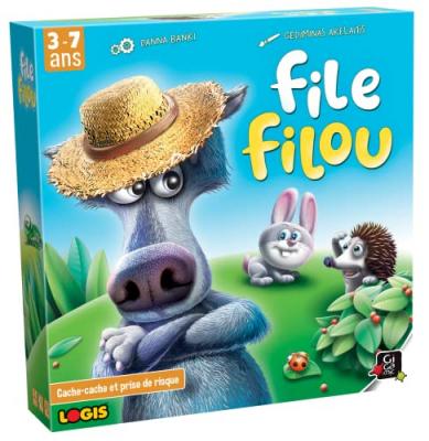 Jeu de soci&eacute;t&eacute; Casse-t&ecirc;tes - GIGAMIC - File filou ! - Enfant - Int&eacute;rieur - Mixte - 3 ans - 10 min