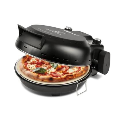 Four &agrave; pizza - GIRMI - FP5000 NOIR - 1200 Watt - Temp&eacute;rature variable - Minuterie int&eacute;gr&eacute;e noir