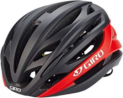 Casque de route Giro Syntax (MIPS) - Black-Red 20} - S}, Black-Red 20}
