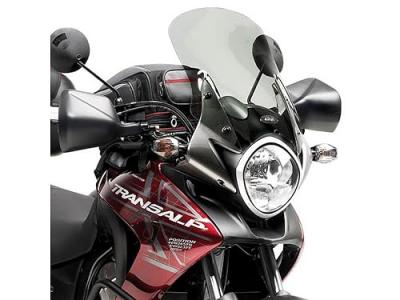 GIVI Pare-brise, Bulle moto et scooter, D313S Sur&eacute;lev&eacute; fum&eacute;