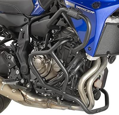 GIVI Pare-carter, Crash bar pour la moto, TNH2130 Acier rev&ecirc;tu de poudre noire haut