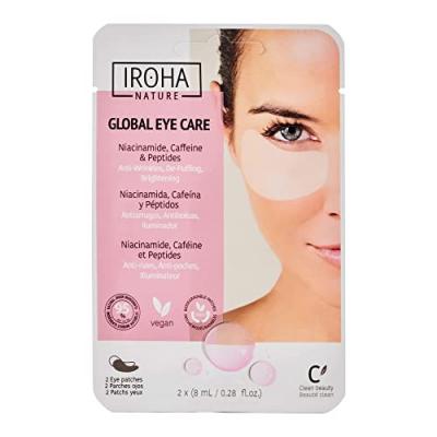 Iroha Nature Patchs pour les yeux aux peptides anti-&acirc;ge et &agrave; l'acide