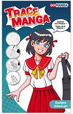 Gabarit de dessin Go Manga - &Eacute;coli&egrave;re - Go Manga - couleur variant