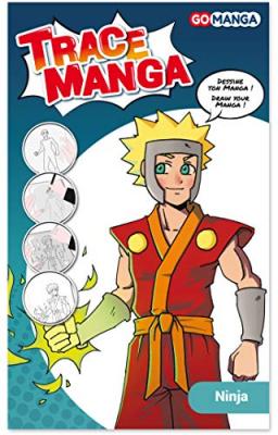 GO MANGA Ninja Trace Manga, Plastique, Transparent, A4