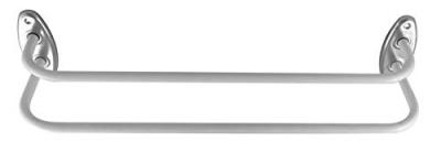 GODONNIER Porte-serviette avec 2 barres fixes - &Eacute;poxy blanc