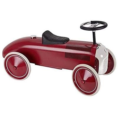 Porteur b&eacute;b&eacute; : Voiture rouge r&eacute;tro