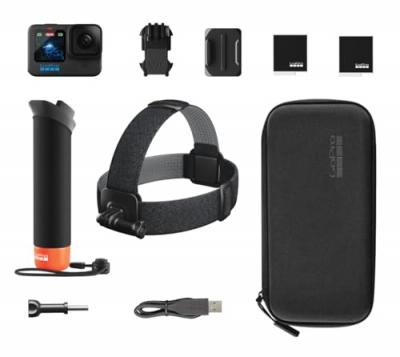 Pack Cam&eacute;ra sport GoPro Hero 12 Noir avec Accessoires - Neuf