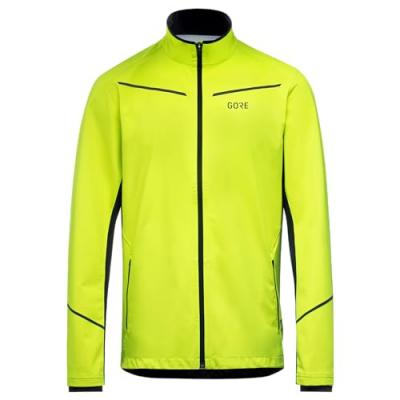 GORE WEAR R3 Homme Veste Partial GORE-TEX INFINIUM, S, Jaune fluo/Noir