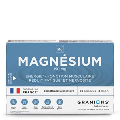 Compl&eacute;ment Alimentaire Magn&eacute;sium Granions - La Bo&icirc;te De 30 Ampoules