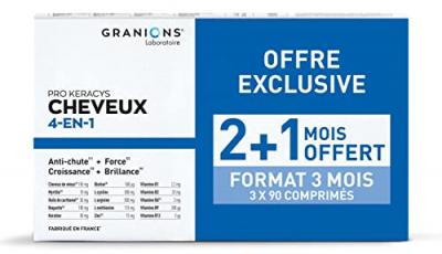 Laboratoire des Granions PRO KERACYS - Cheveux 4en1, 3x90 comprim&eacute;s