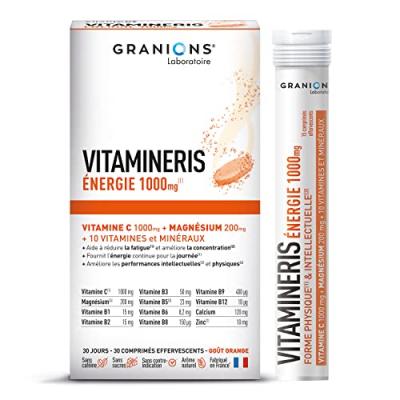 GRANIONS Vitamineris Energie 1000mg 30 comprim&eacute;s effervescents