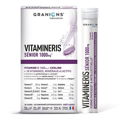 GRANIONS Vitamineris Senior 1000mg 30 comprim&eacute;s effervescents