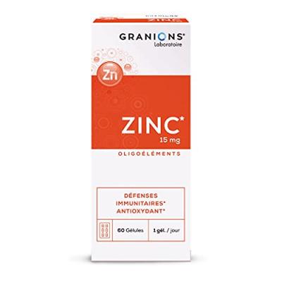 GRANIONS Zinc 15mg Oligo&eacute;l&eacute;ments 60 g&eacute;lules