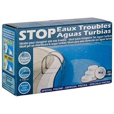 Gre 90143 - Stop Eaux Troubles, Bo&icirc;te de 6 Pastilles de 30 g