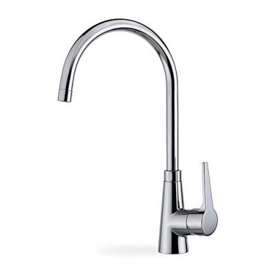 Mitigeur cuisine Chrome col de cygne