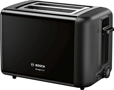 Grille-pain bosch tat3p423 970 w noir/argent&eacute;