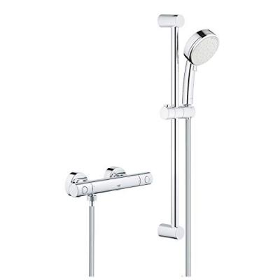 Grohtherm 800 cosmopolitan, ensemble de douche thermostatique, chrome (34768000)