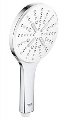 Pommeau de douche blanc et chrom&eacute; Rainshower Smartactive 130 Grohe