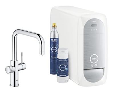 Grohe Blue Home Kit de d&eacute;marrage - mitigeur bec U 31456001