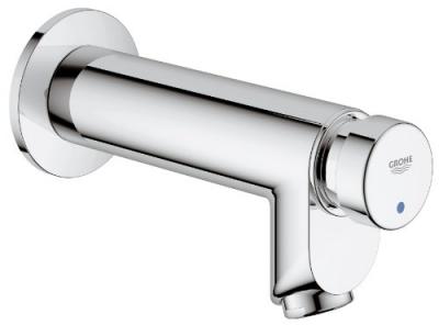 Grohe Euroeco Cosmopolitan S Robinet temporis&eacute; 1/2 bleu/rouge chrome