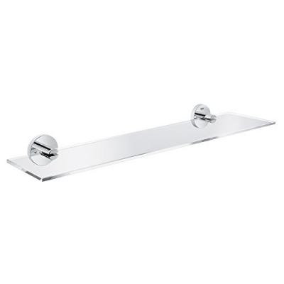 Grohe - Essentials - &eacute;tag&egrave;res en verre, chrome