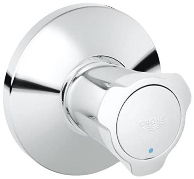 Grohe 19808001 costa l fa&ccedil;ade robinet d'arr&ecirc;t encastr&eacute; argent