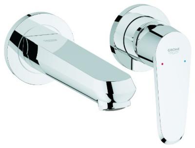 Grohe 19573002 eurodisc cosmopolitan fa&ccedil;ade mitigeur 2 trous lavabo argent