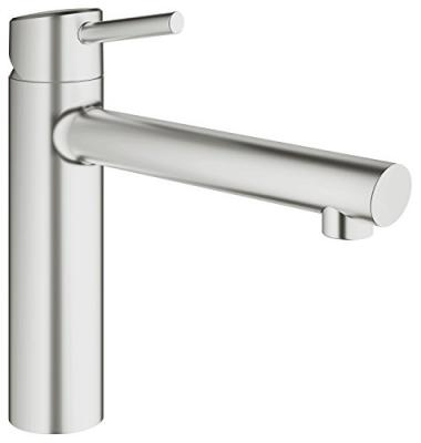 GROHE Concetto Robinet de cuisine avec bec medium acier