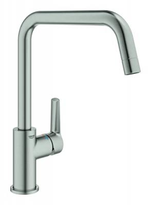 Mitigeur &eacute;vier Grohe Start 2021 bec haut Supersteel