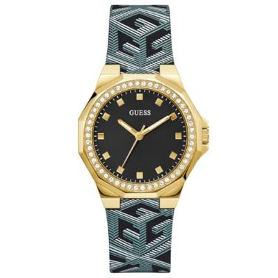 Montre femme Guess Avril GW0598L2 - Bracelet Silicone Noir