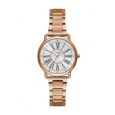 Guess Femmes Analogique Quartz Montre avec Bracelet en Acier Inoxydable W1148L3