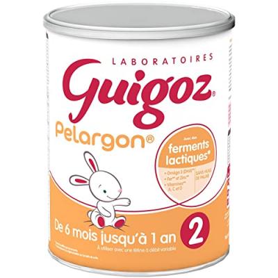 Guigoz pelargon 2 lait infantile 2&egrave;me &acirc;ge 780g