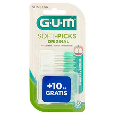 Gum Brossette Interdentaire Soft-Picks Original Medium 50 unit&eacute;s