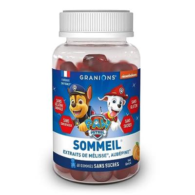 Granions Kid Gummies Sommeil Pat Patrouille 60 Unit&eacute;s - Pot 60 gommes
