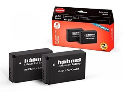 Hahnel Pack Double Batterie Canon LP-E12