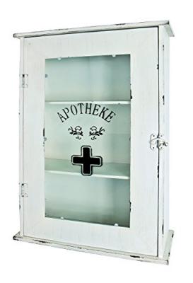 Haku M&ouml;bel 27997 Armoire &agrave; Pharmacie M&eacute;tal Blanc 17 x 43 x 62 cm
