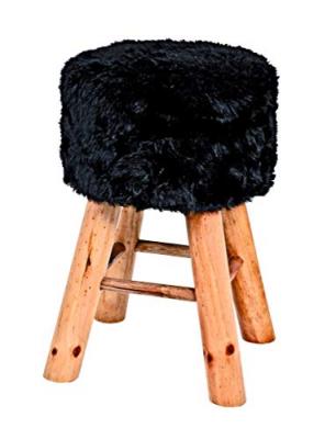 Haku 30563 Tabouret Bois Noir 30 x 30 x 45 cm