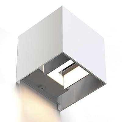 Luminaire WLAN, carr&eacute;, 10 cm, IP44 pour int&eacute;rieur et ext&eacute;r., blc