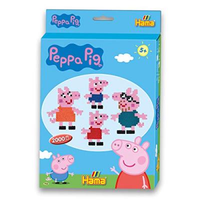 HAMA Perles &agrave; repasser midi 'Peppa Pig', coffret cadeau