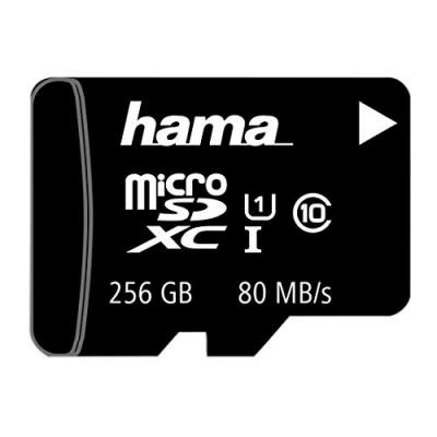 MicroSDXC 256GB classe 10 UHS-I 80MB/s + adaptateur/mobile - Neuf