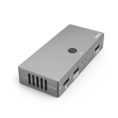 Commutateur KVM, 4 ports, 3 USB-A, 1 HDMI, avec c&acirc;ble - Neuf
