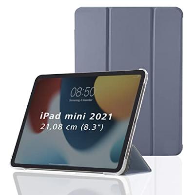 Poch. Pr tabl. ""fold clear"" pr apple ipad mini 8,3"" (6e g&eacute;n./2021), lilas