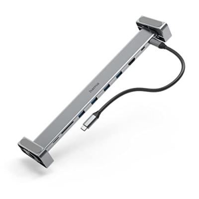 Station d'accueil USB-C avec pieds de support amovibles, 9 ports