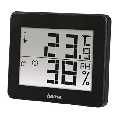 Hama Thermom&egrave;tre/hygrom&egrave;tre TH-130, noir