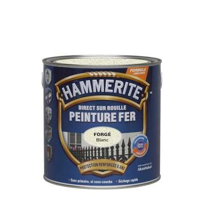 Peinture Direct Sur Rouille Forg&eacute;e Blanc 2,5 l Hammerite Blanc