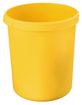 Corbeille &agrave; papier jaune han standard