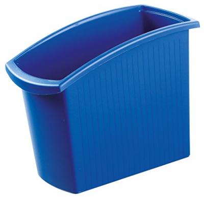 HAN Corbeille &agrave; papier MONDO, 18 litres, carr&eacute;, bleu