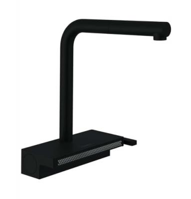 Cuisine aquno select m81 sbox 2 jets avec douchette extractible + passoire, noir mat
